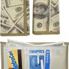 Lot of 3 New men's Trifold wallet, zip billfold wallet. 3 pocket man's wallet BN