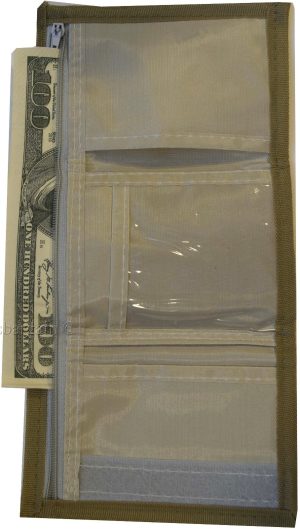 Lot of 3 New men's Trifold wallet, zip billfold wallet. 3 pocket man's wallet BN - Image 7