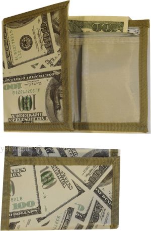 Lot of 3 New men's Trifold wallet, zip billfold wallet. 3 pocket man's wallet BN - Image 9