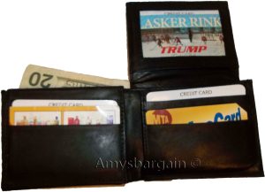 Lot of 4 Man's Bi fold Leather Wallets 12 Credit Cards 2 IDs 2 Bill pockets BN - Image 11