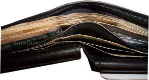 Lot of 4 Men's Bifold Leather Wallet 12 Credit Card slots 2 ID 2 Bill Pockets - Image 10