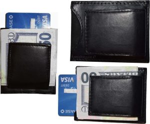 Lot of 4 New Lambskin Leather money Clip, Magnetic money clip. leather case BNWT - Image 3