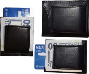 Lot of 4 New Lambskin Leather money Clip, Magnetic money clip. leather case BNWT - Image 4