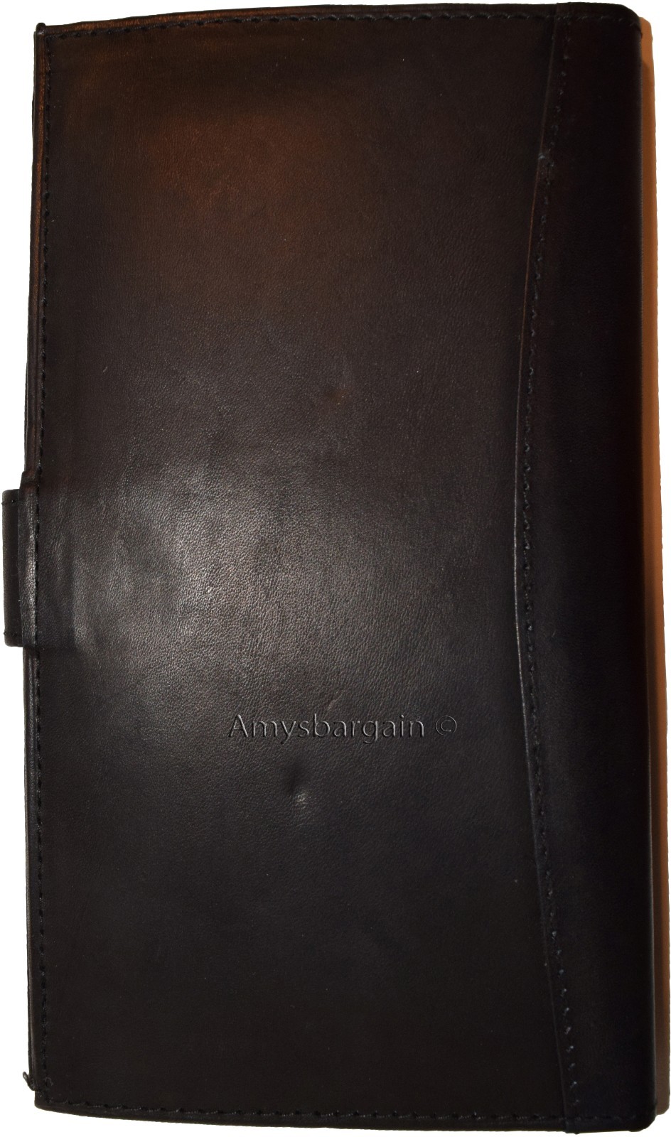 Lot of 4 leather checkbook cover Black credit card ID wallet 19 Cards Brand New - Image 13
