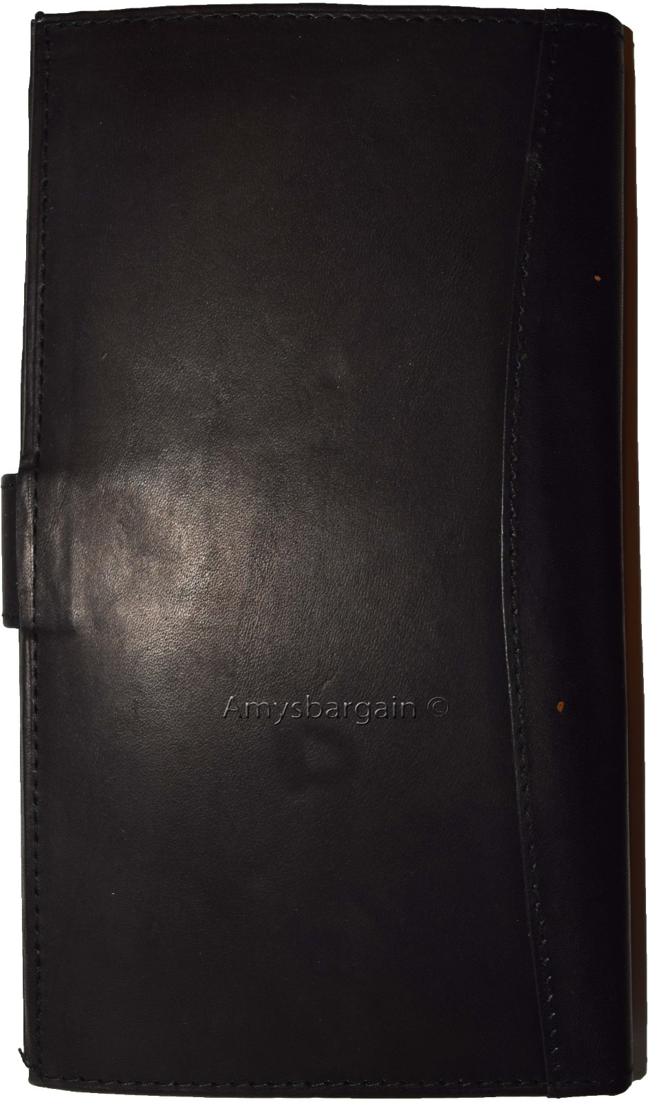 Lot of 4 leather checkbook cover Black credit card ID wallet 19 Cards Brand New - Image 6