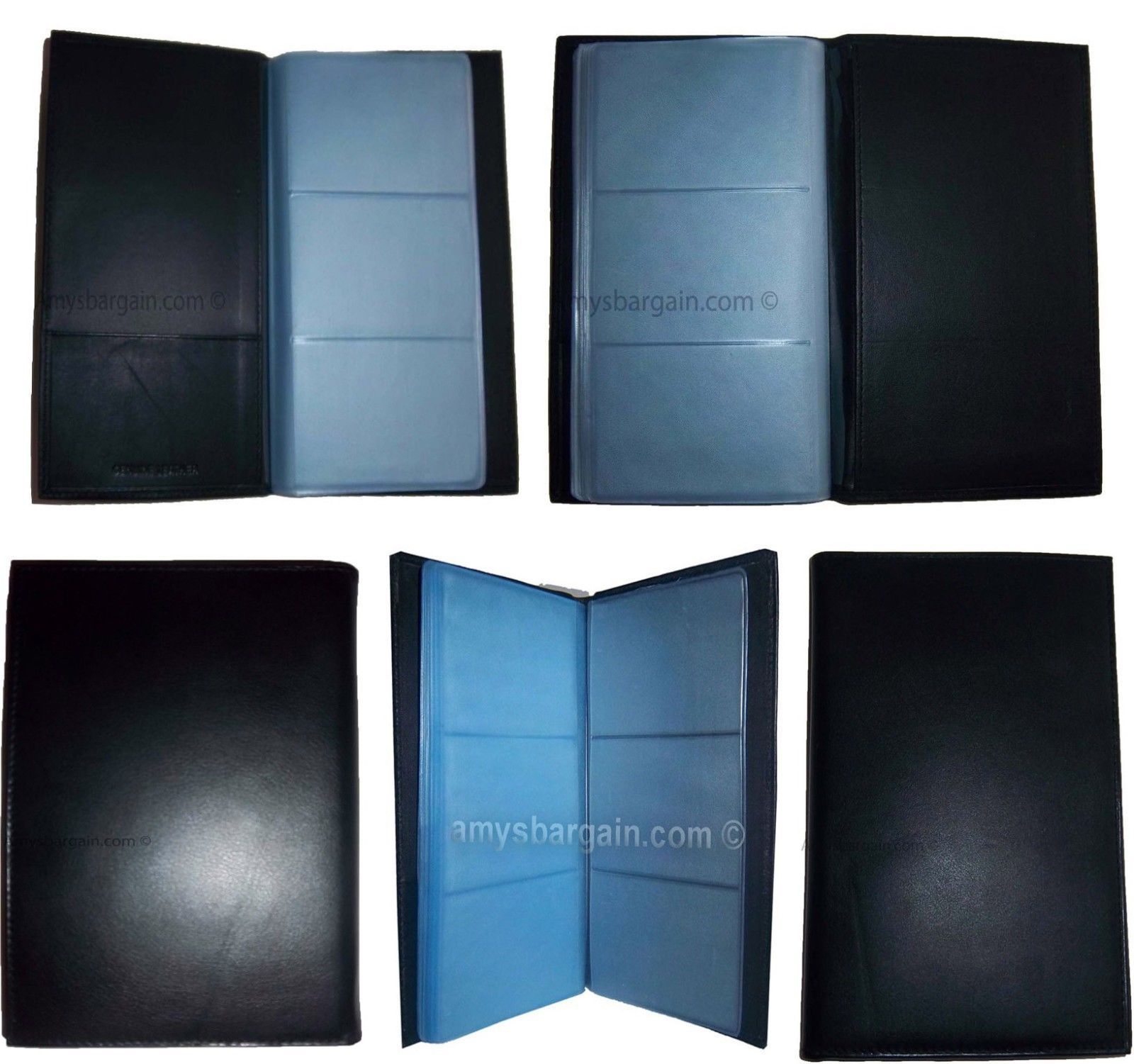 Lot of 5 new 60 to 120 business card case credit card IDs mini photos holder NWT - Image 3