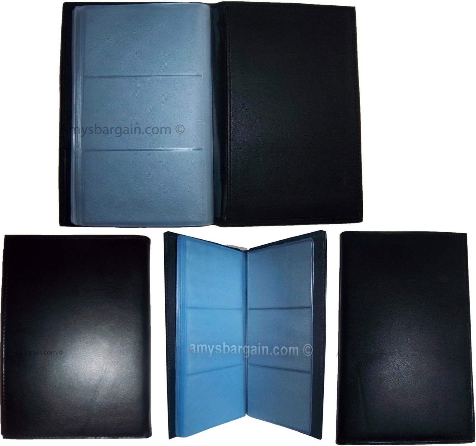 Lot of 5 new 60 to 120 business card case credit card IDs mini photos holder NWT - Image 4
