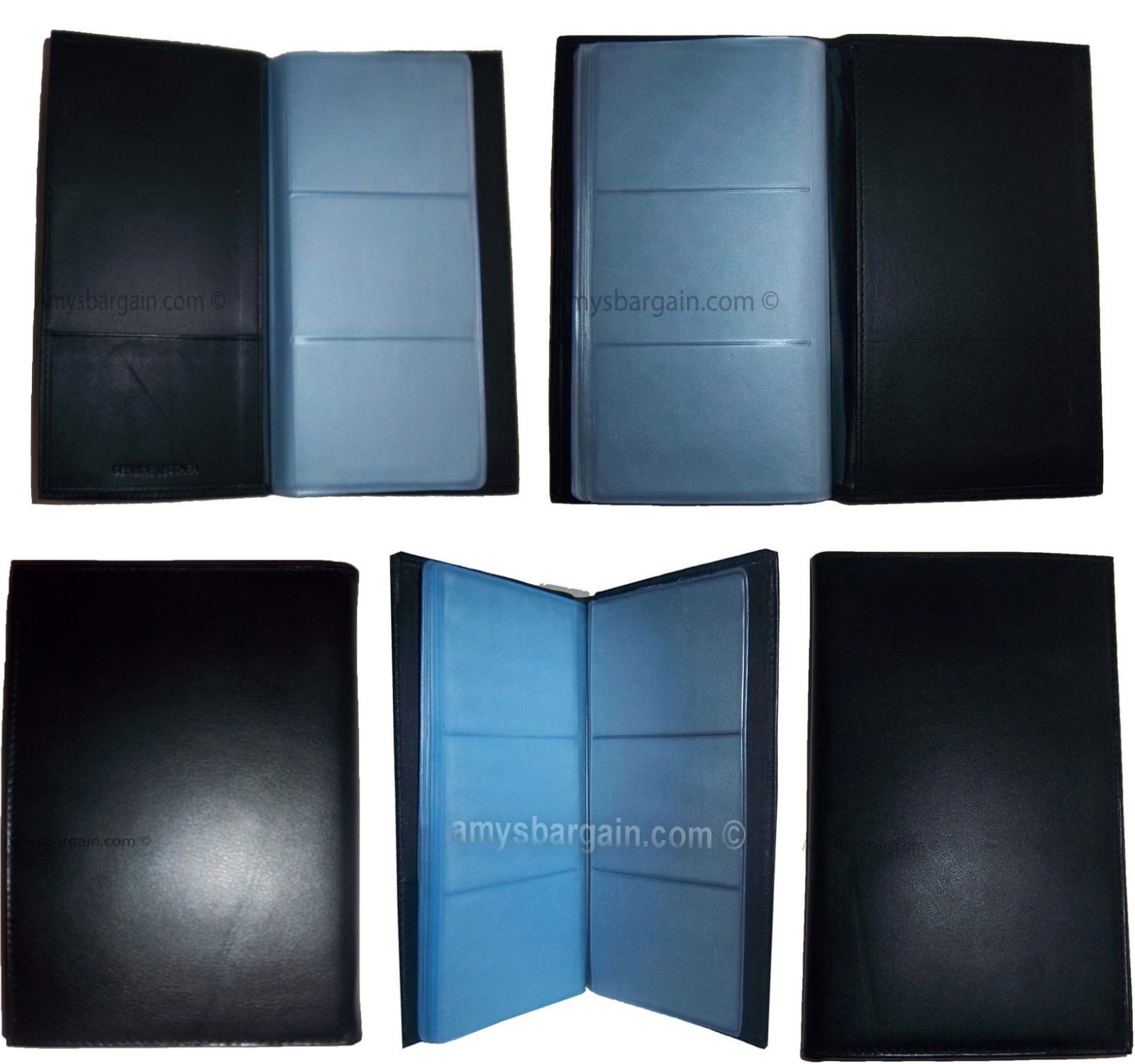 Lot of 5 new 60 to 120 business card case credit card IDs mini photos holder NWT - Image 5