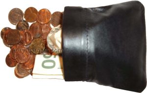 Lot of 6 New Leather Squeeze change purse metal framed squeeze Coin Change Case - Image 10