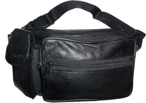 Lot of 6 New Leather waist pouches. waist bag, leather bag, Black Fanny pack NWT - Image 5