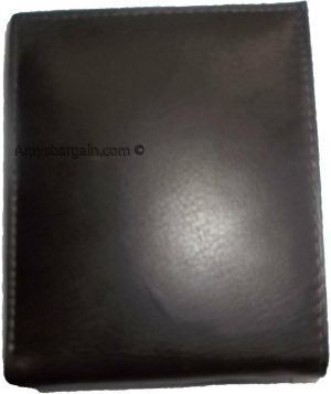 Lot of 6 New Men's Soft Leather Brown billfold Wallet 9 Credit ATM Card 2 ID NWT - Image 9