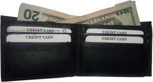 Man's wallet Lambskin Genuine Leather wallet 3 billfolds ID 6 cards slots BN - Image 10