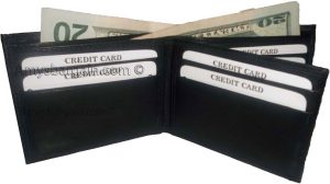 Man's wallet Lambskin Genuine Leather wallet 3 billfolds ID 6 cards slots BN - Image 11