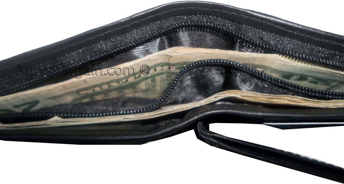 Man's wallet Lambskin Genuine Leather wallet 3 billfolds ID 6 cards slots BN - Image 12