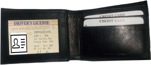 Man's wallet Lambskin Genuine Leather wallet 3 billfolds ID 6 cards slots BN - Image 7