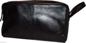 Men’s Bag Genuine leather Grooming Bag Cosmetic bag toiletry case. men’s bag - Image 4