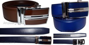 Men's Belt Auto-lock Type dress belt easy adjust men's belt track belt up 43" - Image 3