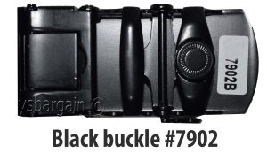 Men's Belt Buckle, Auto sliding Buckle Self locking 1.25" New Black buckle only - Image 11