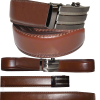 Men’s Belt (L) Leather Automatic lock  Dress & Casual track belt Fashion belt