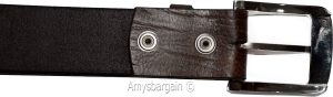 Men's Belt Size Large. Solid Leather Belt. Men's Brown Strong Solid Leather Belt - Image 12