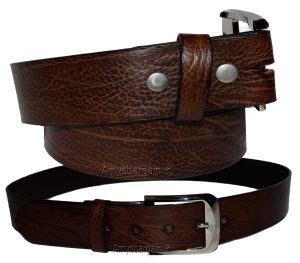 Men's Belt Size Large. Solid Leather Belt. Men's Brown Strong Solid Leather Belt - Image 13