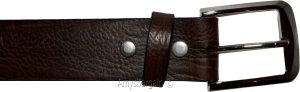 Men's Belt Size Large. Solid Leather Belt. Men's Brown Strong Solid Leather Belt - Image 6