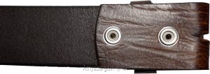 Men's Belt Size Large. Solid Leather Belt. Men's Brown Strong Solid Leather Belt - Image 9