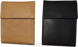 Men's Bifold Leather Wallet, Genuine Leather Billfold Men's Wallet, New Lot of 2 - Image 3