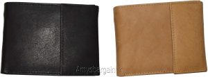Men's Bifold Leather Wallet, Genuine Leather Billfold Men's Wallet, New Lot of 2 - Image 4