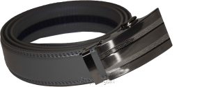 Men’s Gray Real Leather Belt XL Automatic lock Dress & Casual belt Fashion belt - Image 9
