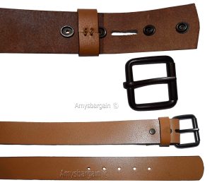 Men's Leather Belt size 42 Tan leather waist belt Leather brand new Leather belt - Image 8