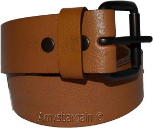 Men's Leather Belt size 42 Tan leather waist belt Leather brand new Leather belt - Image 10