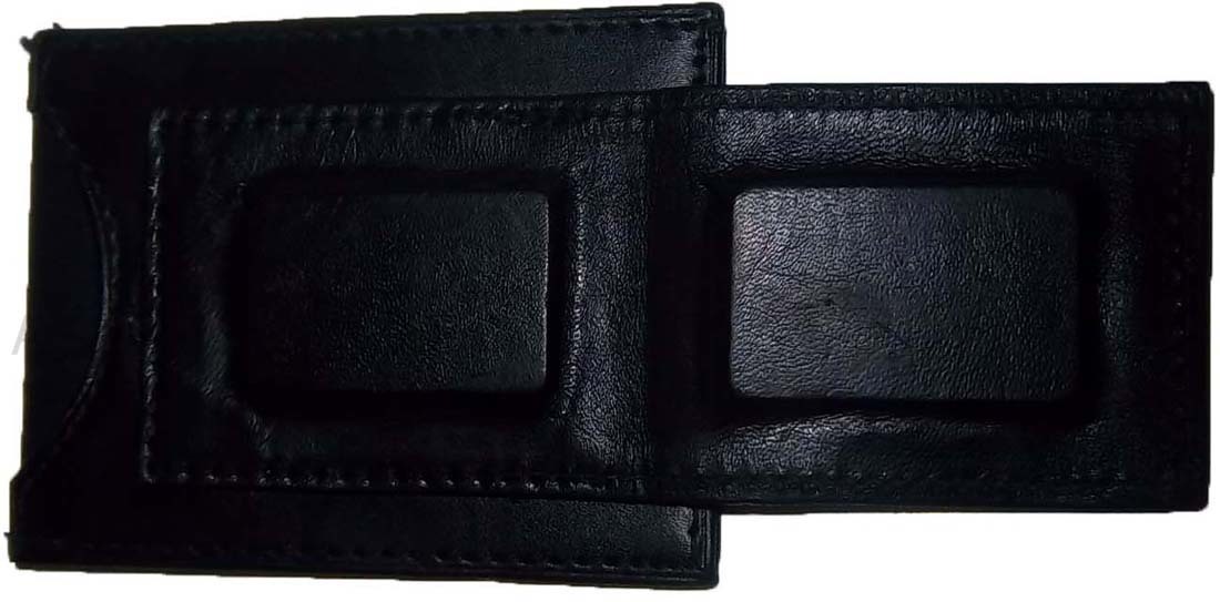 Men’s Leather Money Clip, Credit card/ID holder, wallet with magnetic money clip - Image 6