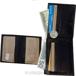 Men's Leather Wallet, Bifold Wallet, Detachable 2 ID 3 Card piece, New Billfold - Image 13