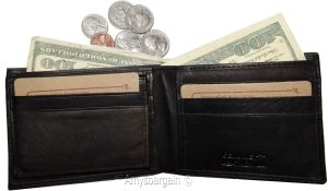 Men's Leather Wallet, Bifold Wallet, Detachable 2 ID 3 Card piece, New Billfold - Image 7