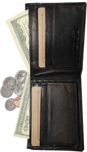 Men's Leather Wallet, Bifold Wallet, Detachable 2 ID 3 Card piece, New Billfold - Image 10