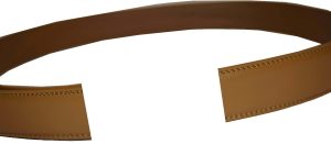 Men’s Leather belt strap, Automatic sliding buckle Auto-lock Strap only - Image 4