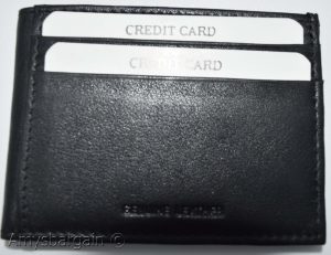 Men's RFID Black wallet 2-in-1 genune leather protect IDs credit cards in box. - Image 12