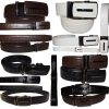 Men's belt alligator skin printed crocodile print leather men's new dress belt