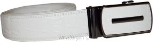 Men's belt alligator skin printed crocodile print leather men's new dress belt - Image 7