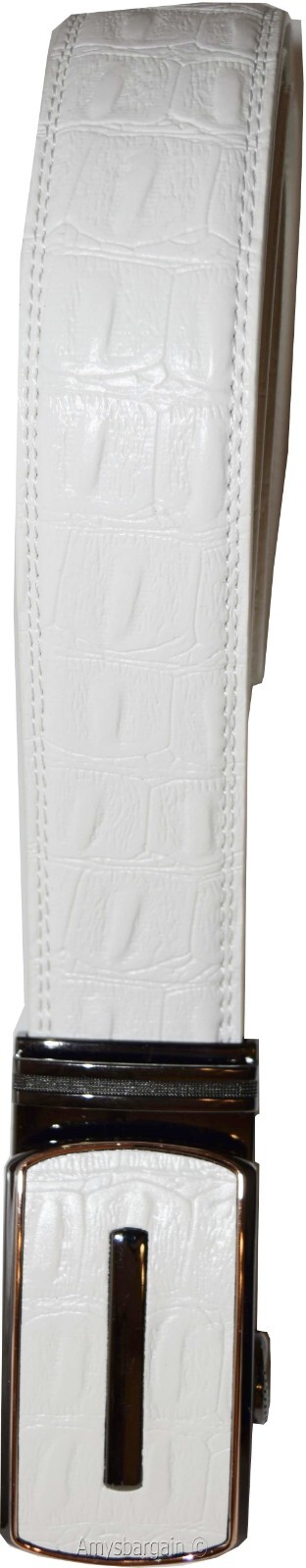 Men's belt alligator skin printed crocodile print leather men's new dress belt - Image 9