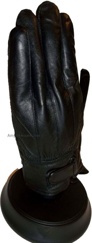 Men's leather gloves, Black Unbranded winter gloves lined warm gloves Brand New - Image 9