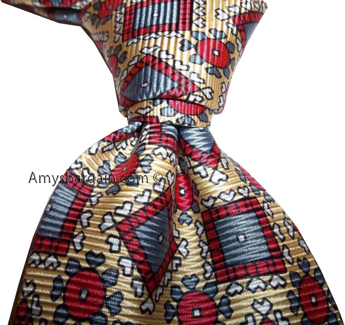 Men's silk tie New Designer tie Made in USA neck wear new tie 100 percent silk - Image 3