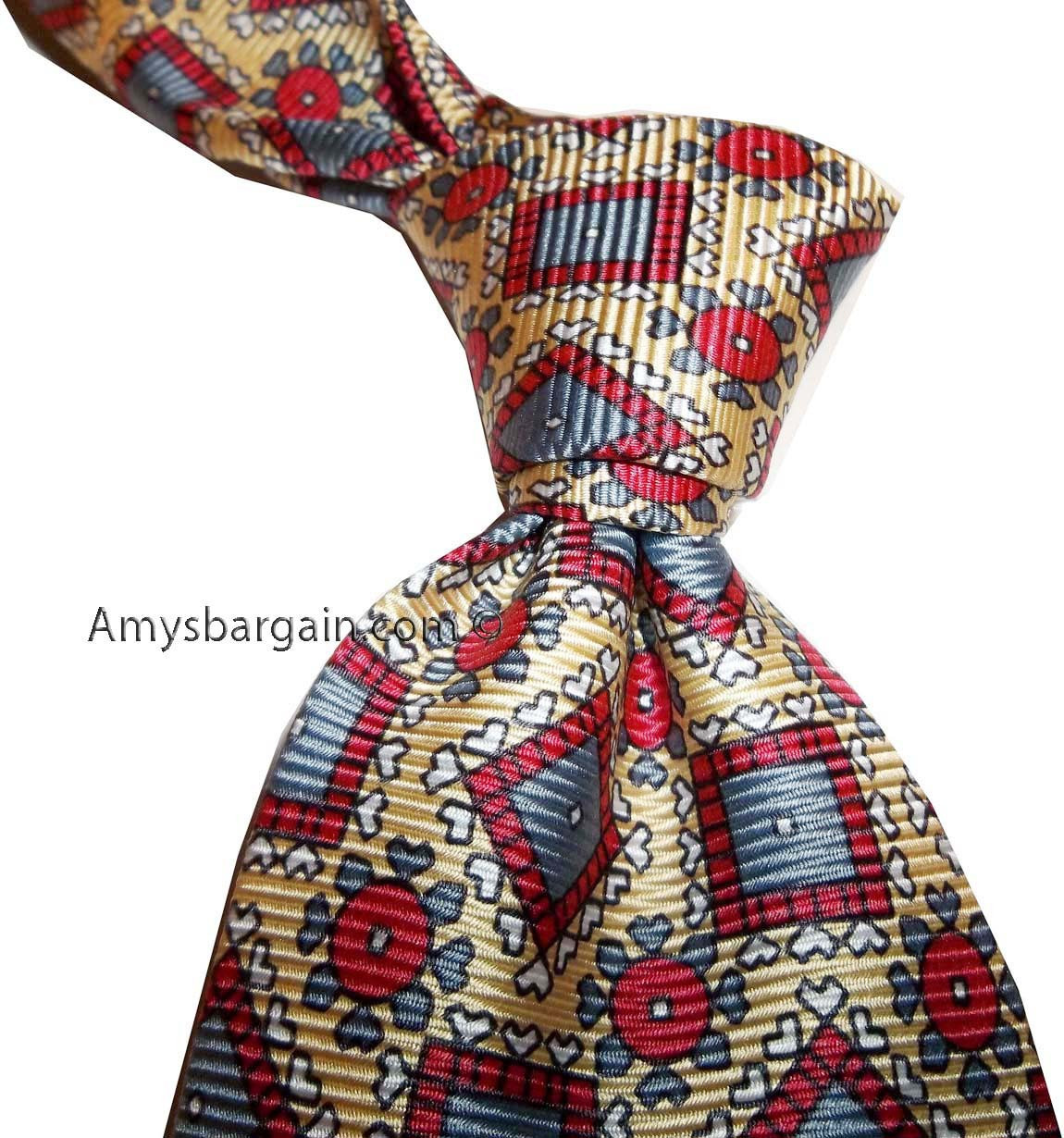 Men's silk tie New Designer tie Made in USA neck wear new tie 100 percent silk - Image 9