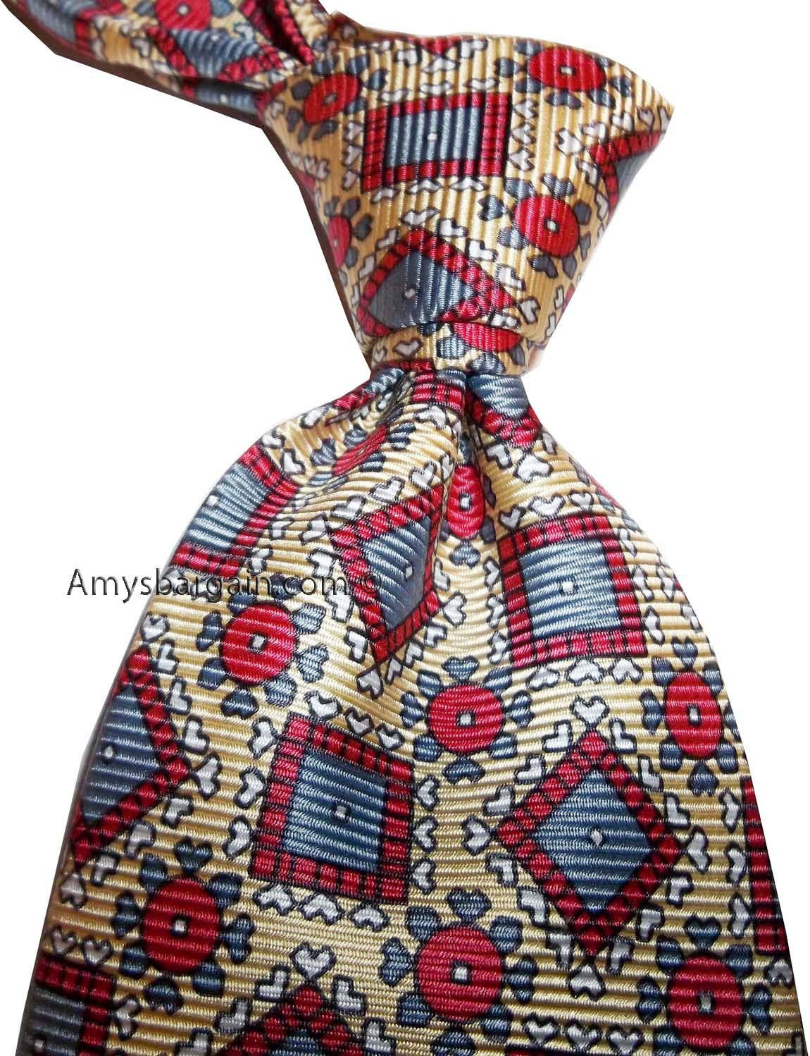 Men's silk tie New Designer tie Made in USA neck wear new tie 100 percent silk - Image 10