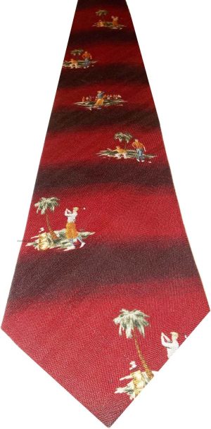 Men's tie, Designer ties Cutter & Buck tie 100% Silk Tie Neck wear Made in USA - Image 7