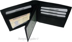 Men's wallet 2-in-1 Genuine Leather man's wallet 3 ID case 3 bill slot ID wallet - Image 12