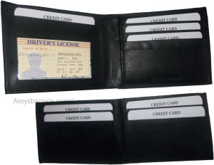 Men's wallet 2-in-1 Genuine Leather man's wallet 3 ID case 3 billfold pockets ID - Image 10