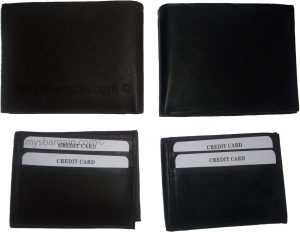 Men's wallet 2-in-1 Genuine Leather man's wallet 3 ID case 3 billfold pockets ID - Image 6