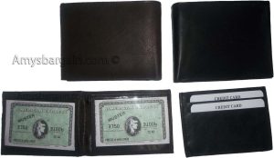 Men's wallet 2-in-1 Genuine Leather man's wallet 3 ID case 3 billfold pockets ID - Image 7
